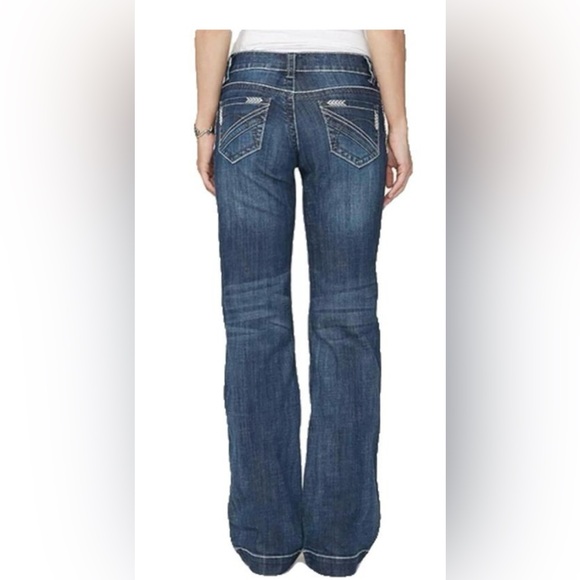 Stetson Women's Aztec Jeans, size 16R. Warn once. - Picture 2 of 9